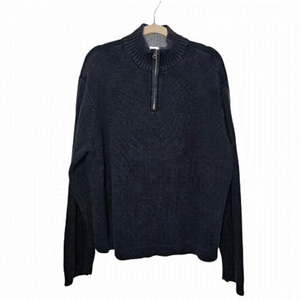 Men's Long-sleeved Pullover Heavyweight Knit Sweater, Black, XL, Old Navy